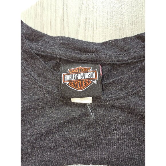 Harley Davidson Graphic Tee Green Mountain Essex Junction Vt - Picture 3 of 7